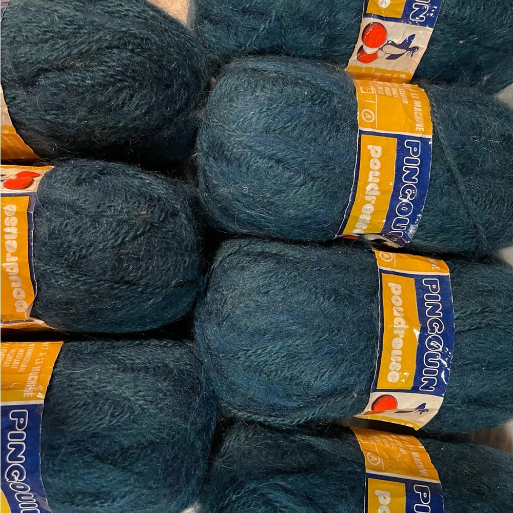 Lot of 7 vintage~Pingouin Poudreuse yarn~Color 17~50gr